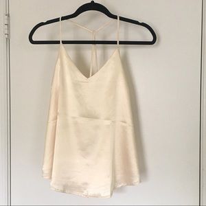 Champagne Satin Cami